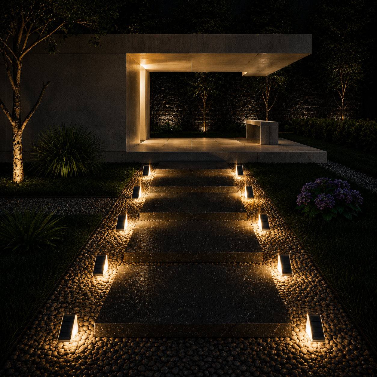 DEVULE™ SolarGlow Waterproof Outdoor Stair Light