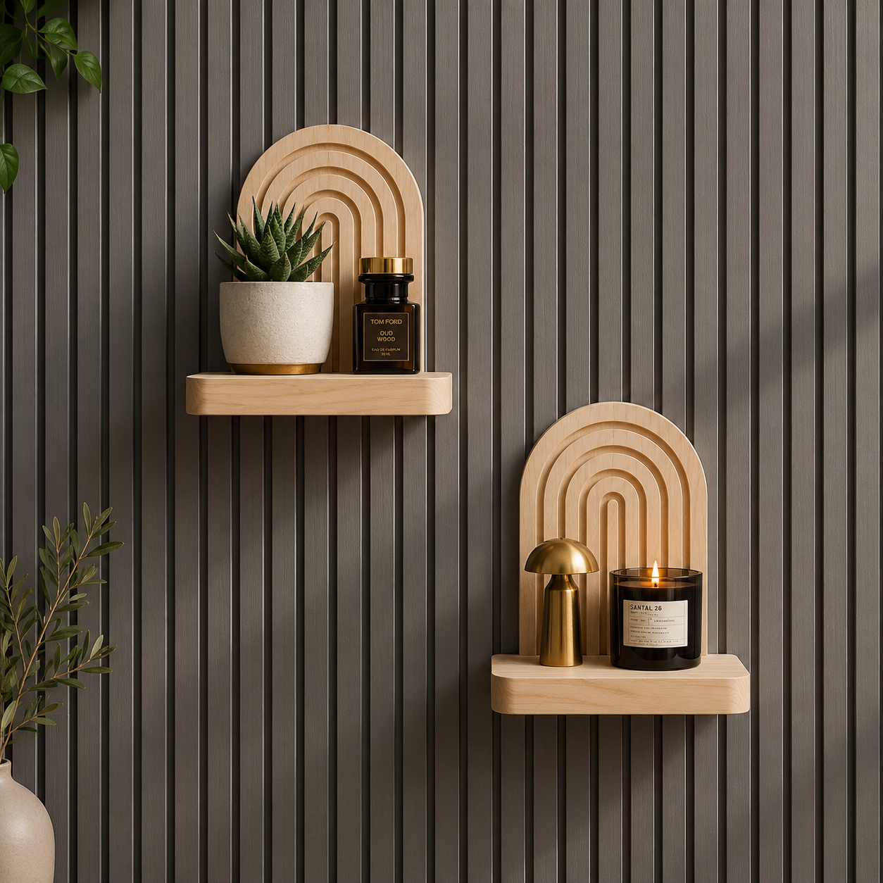DEVULE™ Aura Collection Wall Shelves