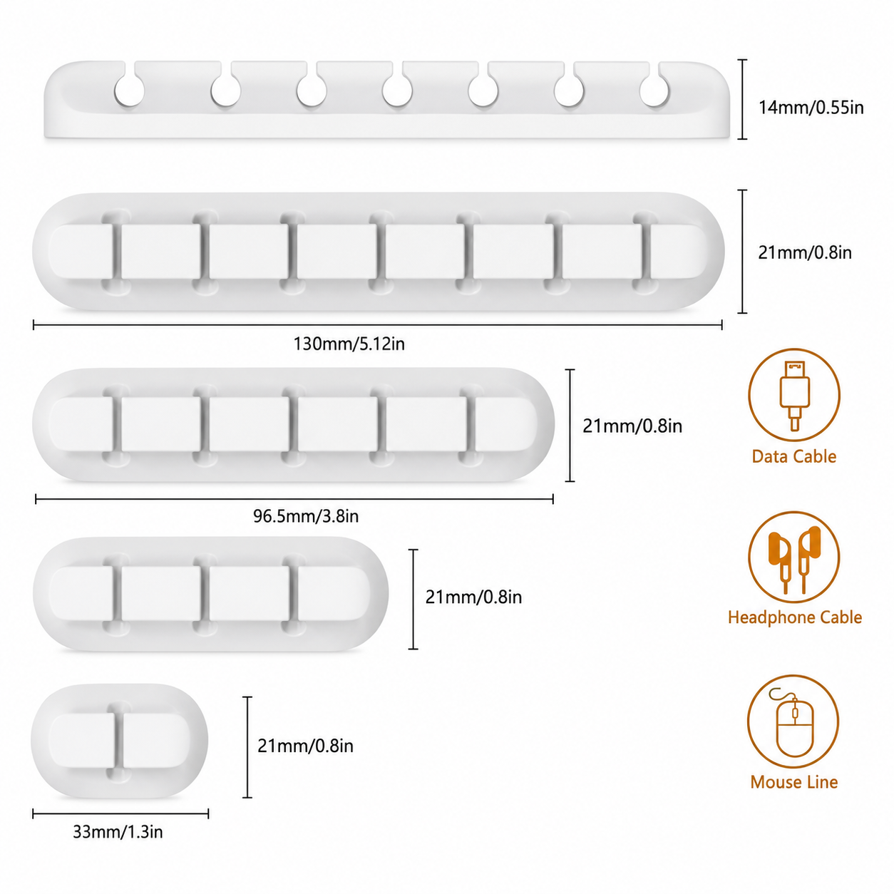 DEVULE™ CableFlow Desk Organizer