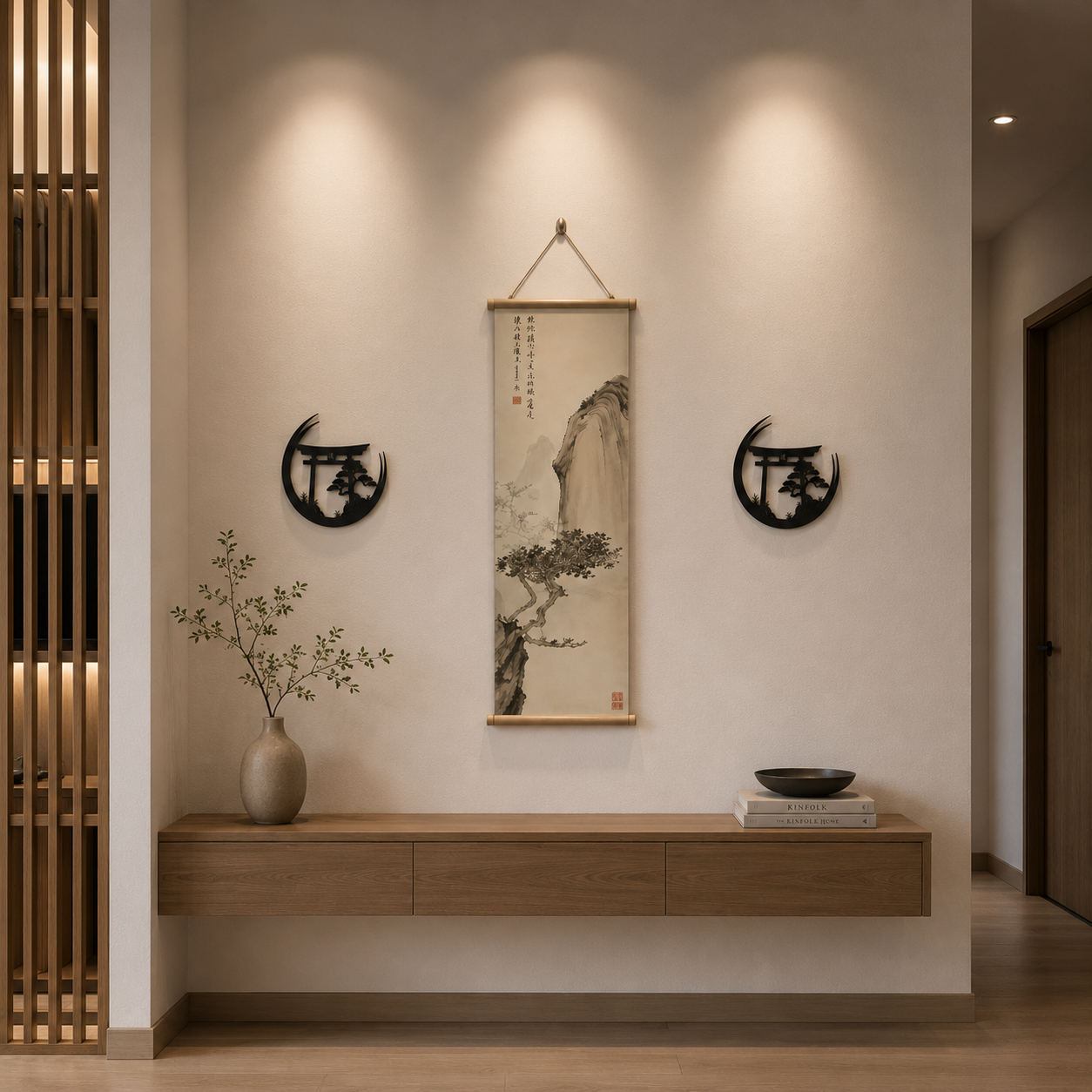 DEVULE™ Zen Gate Metal Wall Art