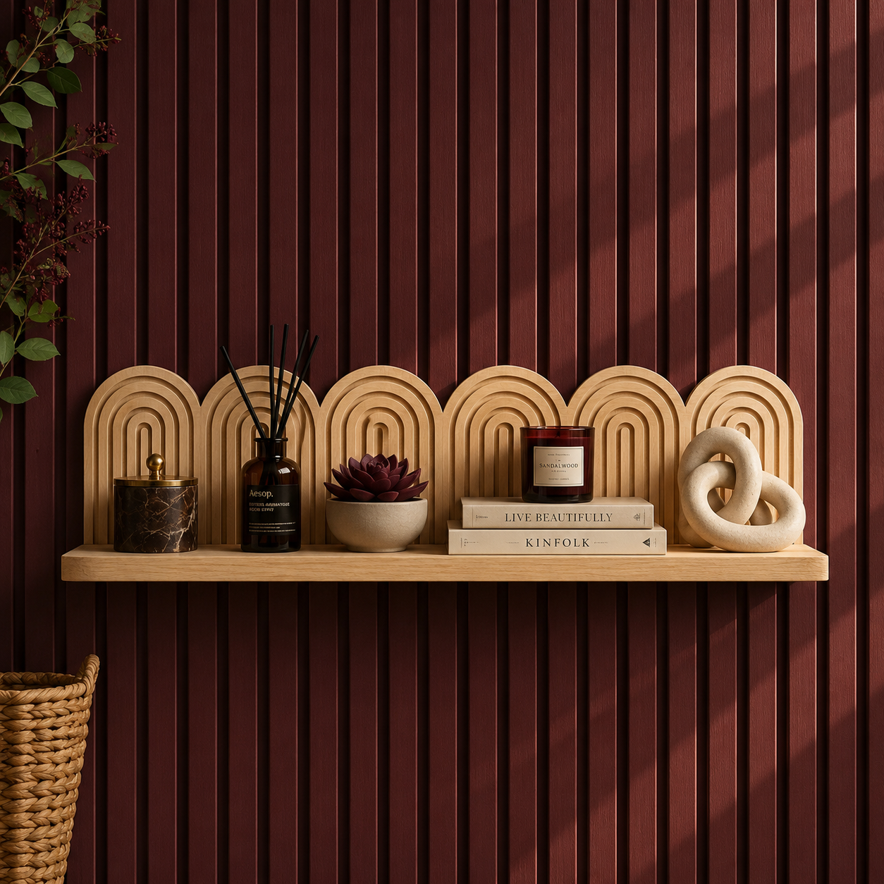 DEVULE™ Aura Collection Wall Shelves