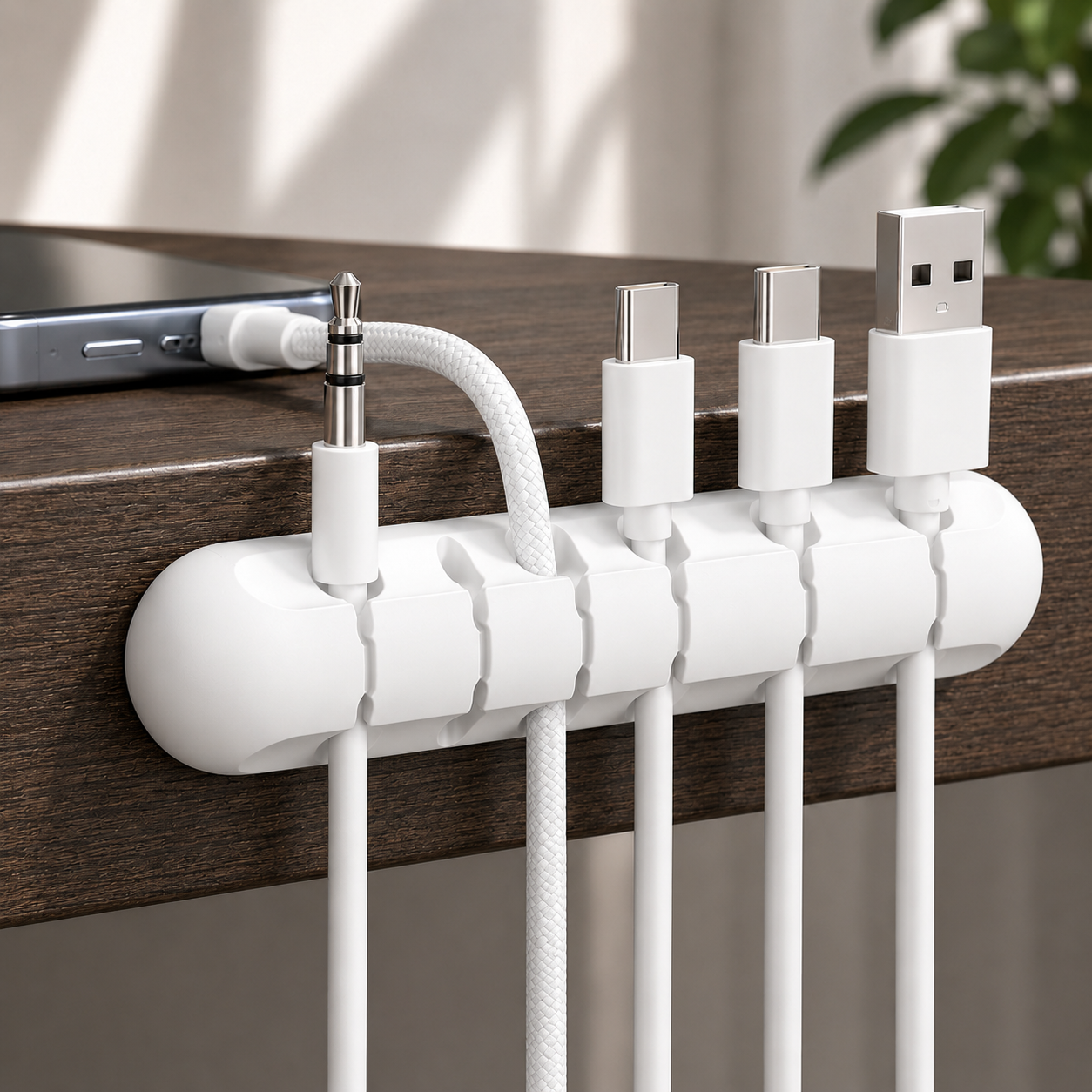 DEVULE™ CableFlow Desk Organizer