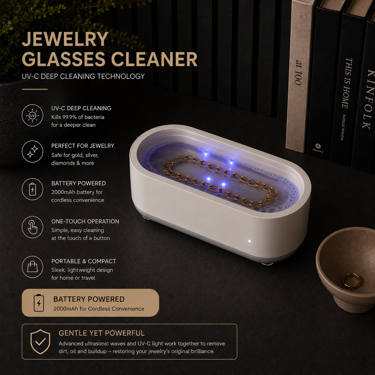 DEVULE™ PureWave Ultrasonic Cleaner