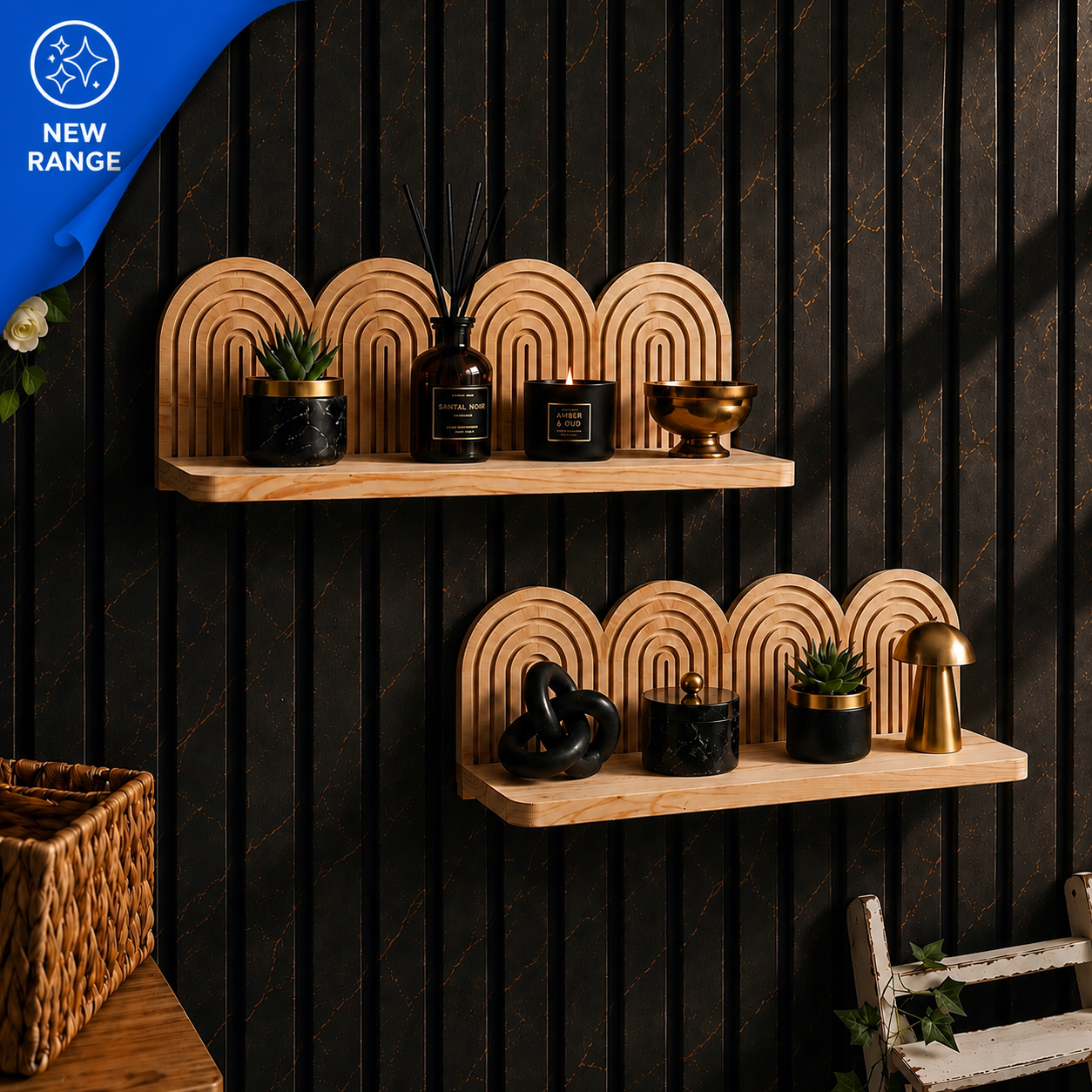 DEVULE™ Aura Collection Wall Shelves