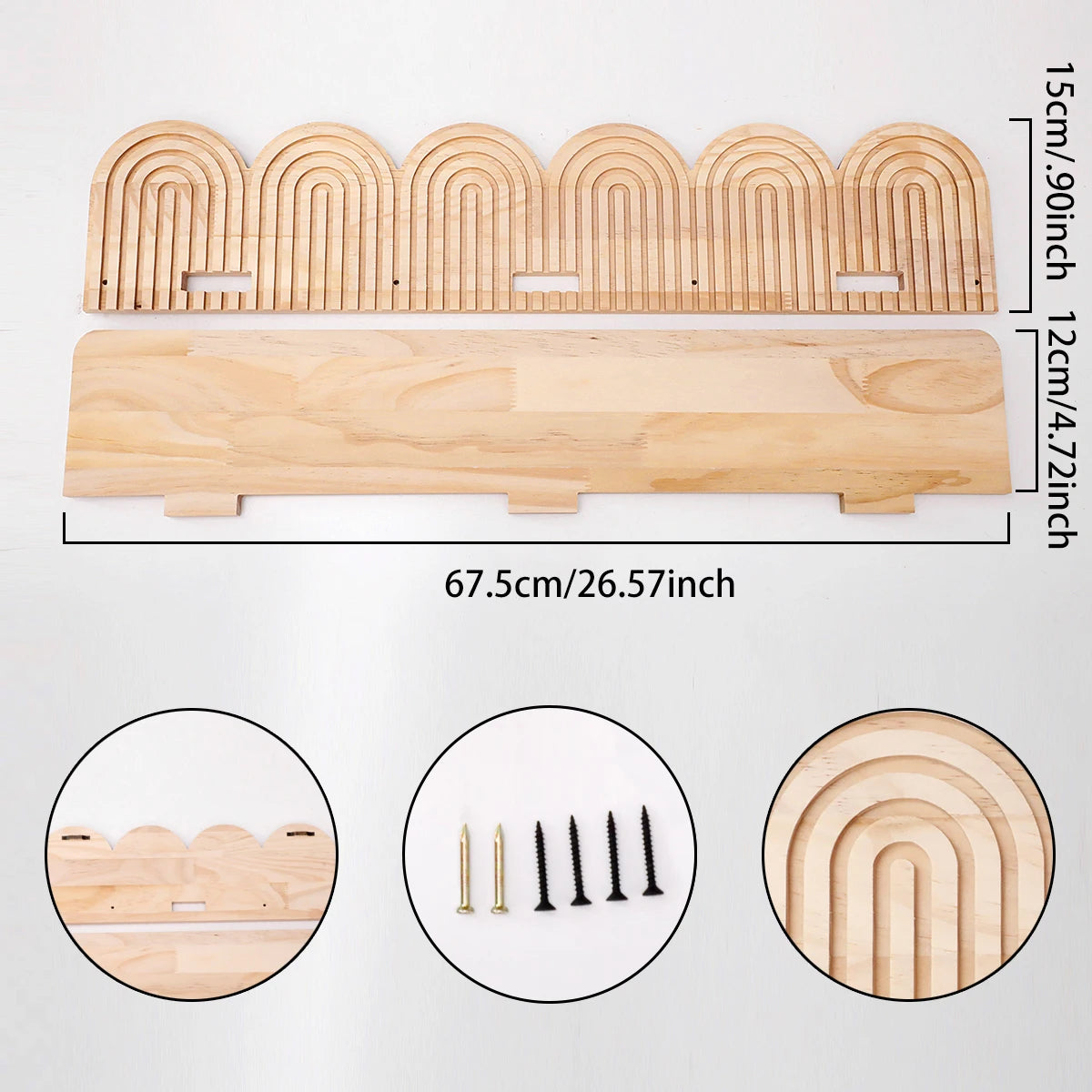 DEVULE™ Aura Collection Wall Shelves