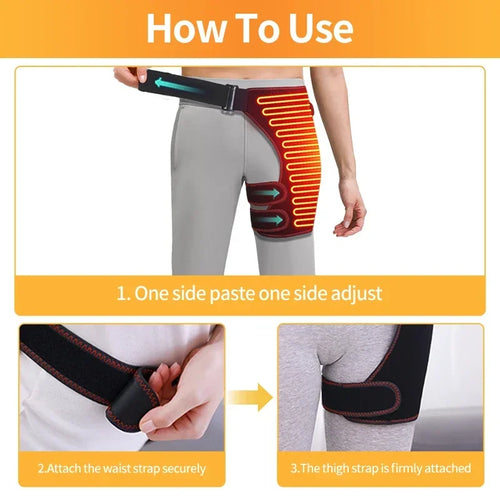 Devule's Heated Hip Massage Brace
