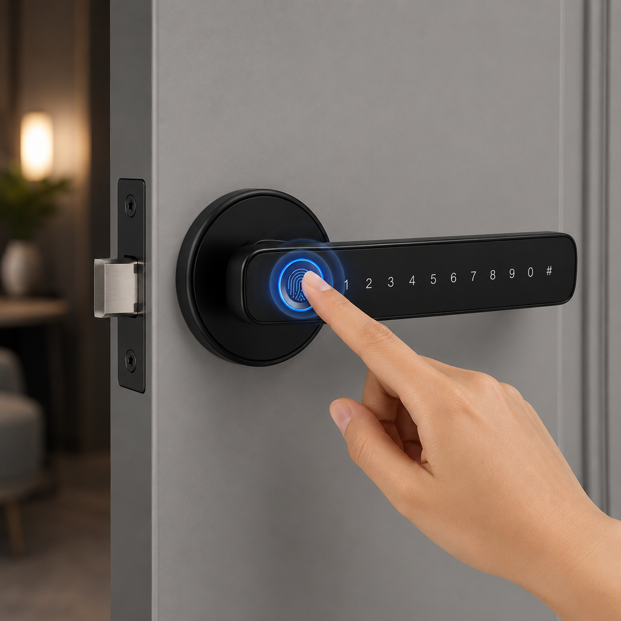 DEVULE™ SecureTouch Smart Door Handle
