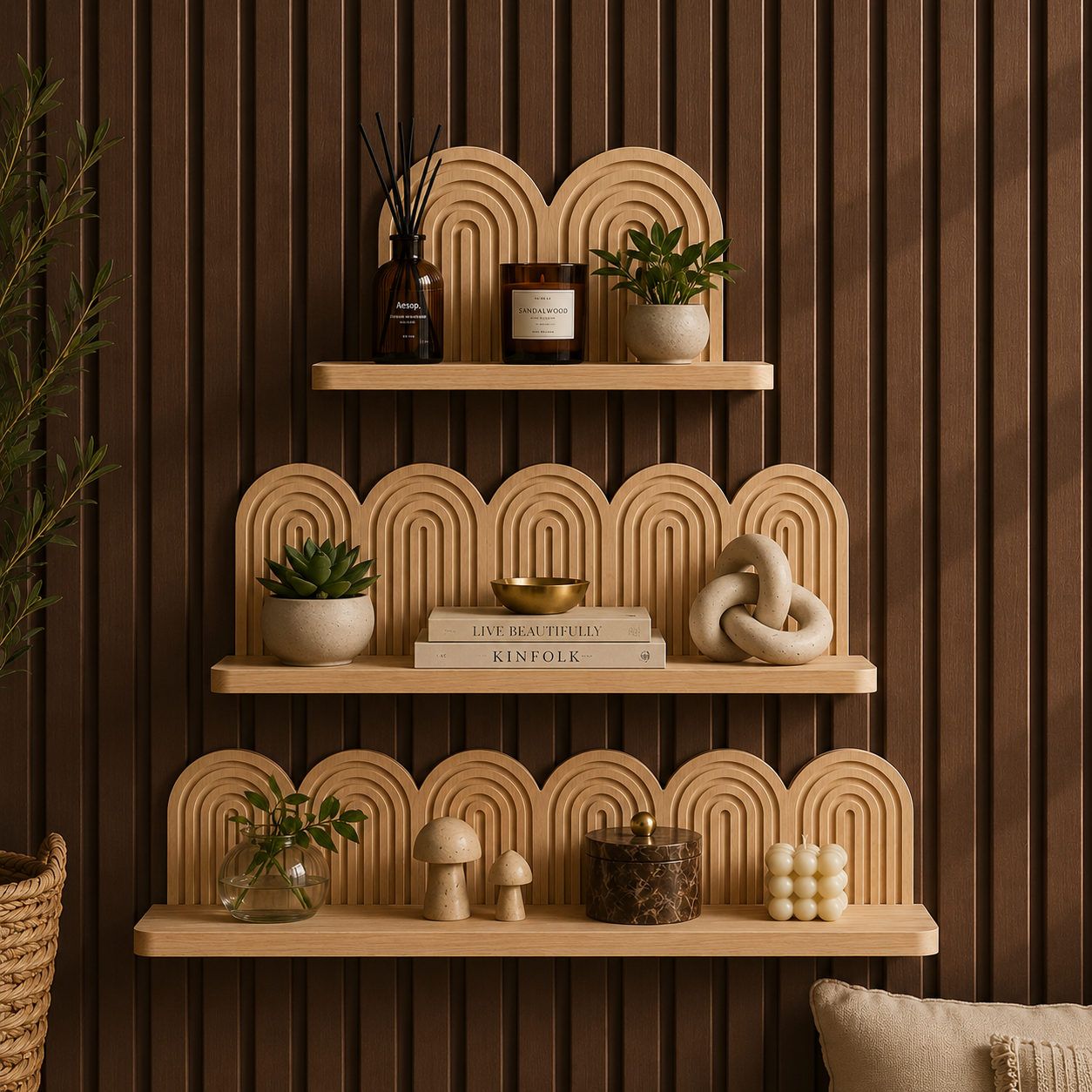 DEVULE™ Aura Collection Wall Shelves