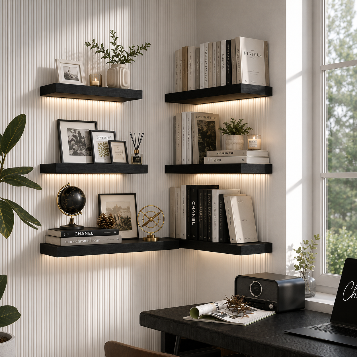 DEVULE™ LUXEGLOW FLOATING SHELF COLLECTION