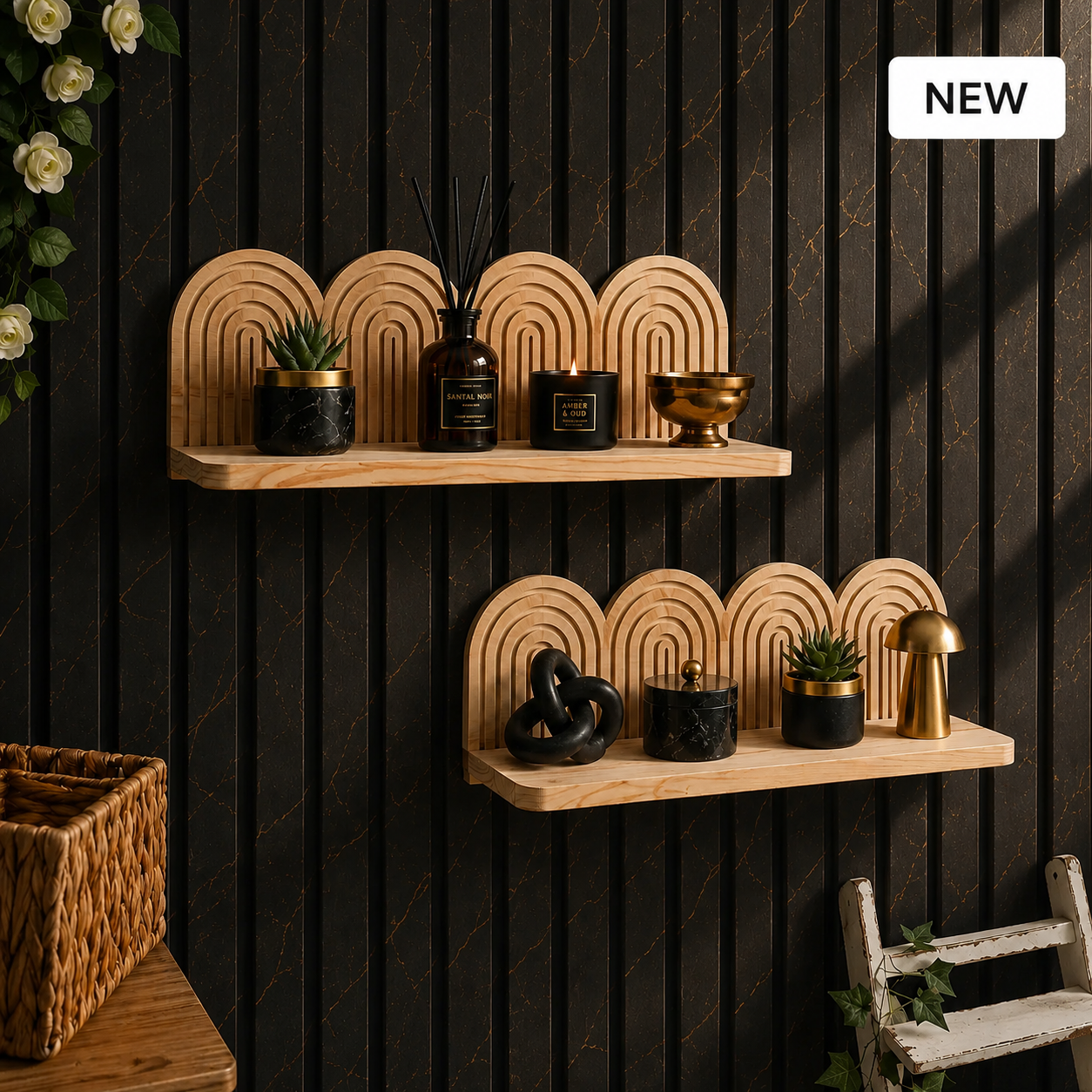 DEVULE™ Aura Collection Wall Shelves