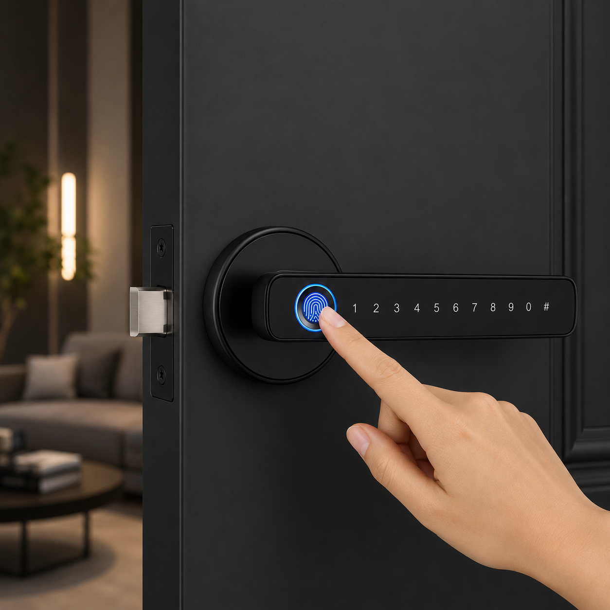 DEVULE™ SecureTouch Smart Door Handle