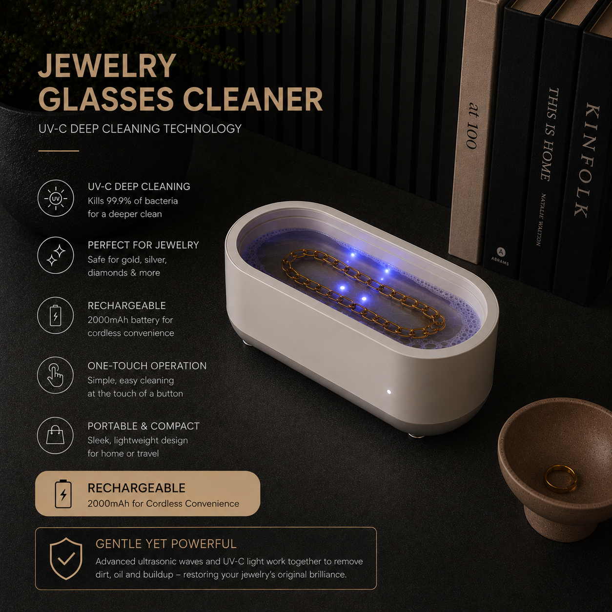 DEVULE™ PureWave Ultrasonic Cleaner